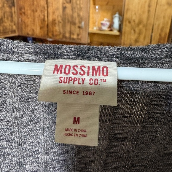 Mossimo Supply Co. Grey Long-Sleeve Swing Tunic Dress - Picture 4 of 5